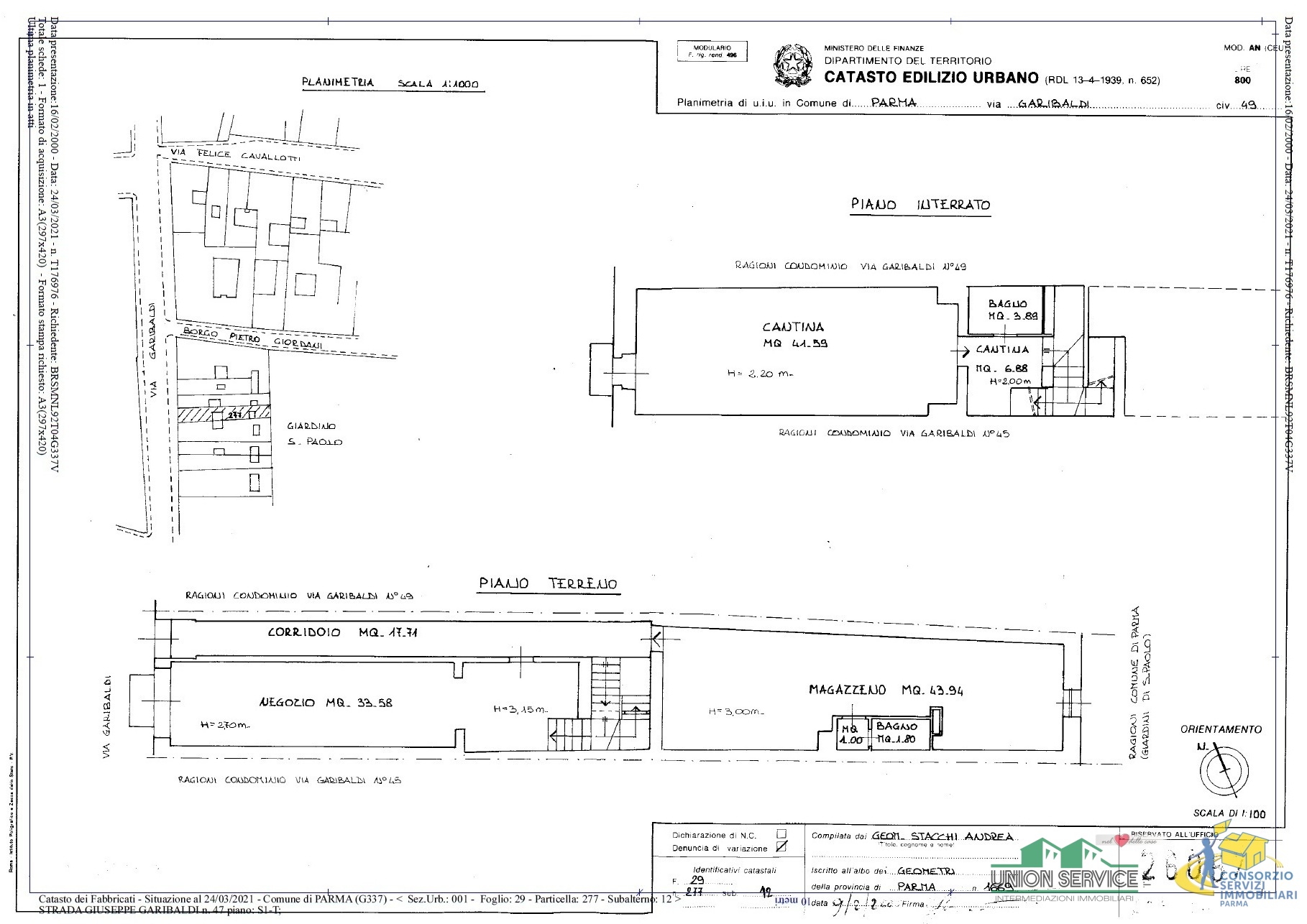 Immagine 12 di Locale commerciale in vendita  in Strada Garibaldi a Parma