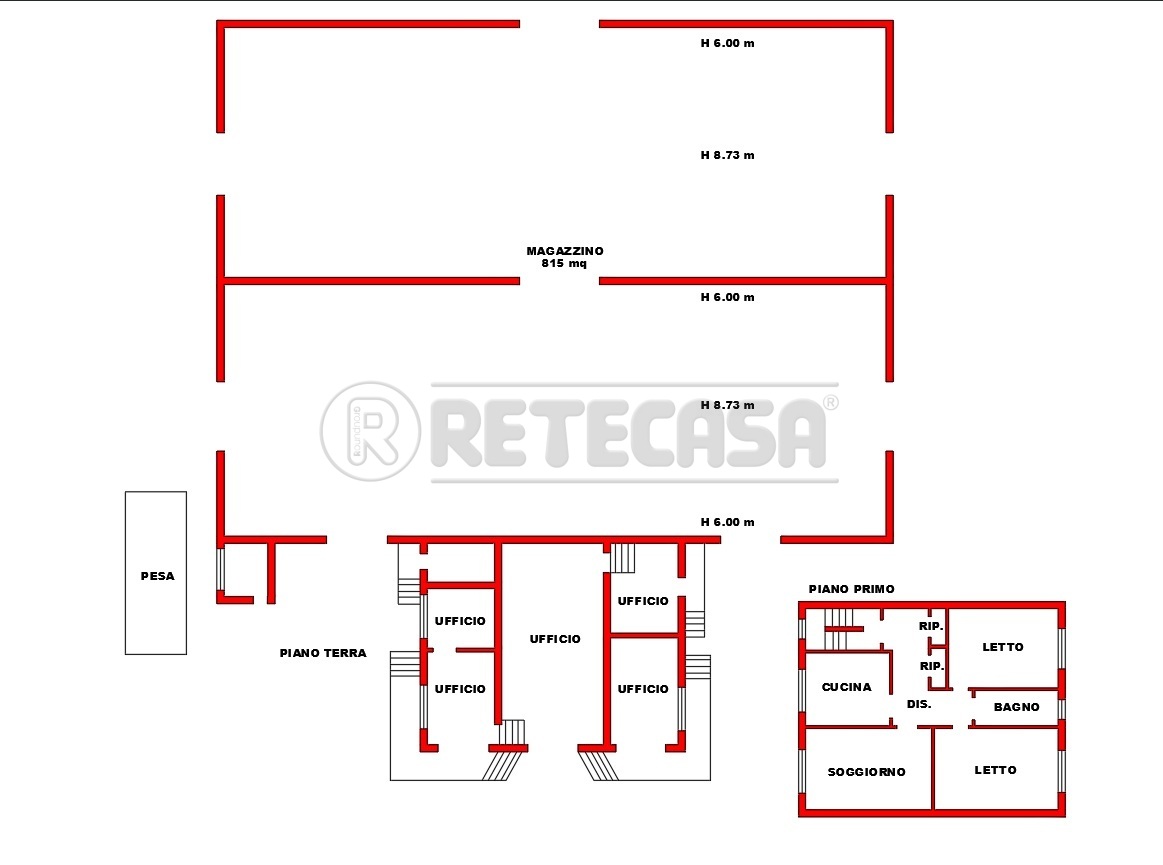 Immagine 18 di Villa in vendita  a Bondeno