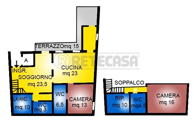 Immagine 40 di Attico in affitto  in Corso Antonio Fogazzaro 43 a Vicenza