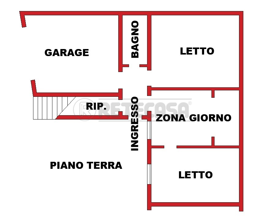 Immagine 10 di Bilocale in vendita  a Bondeno