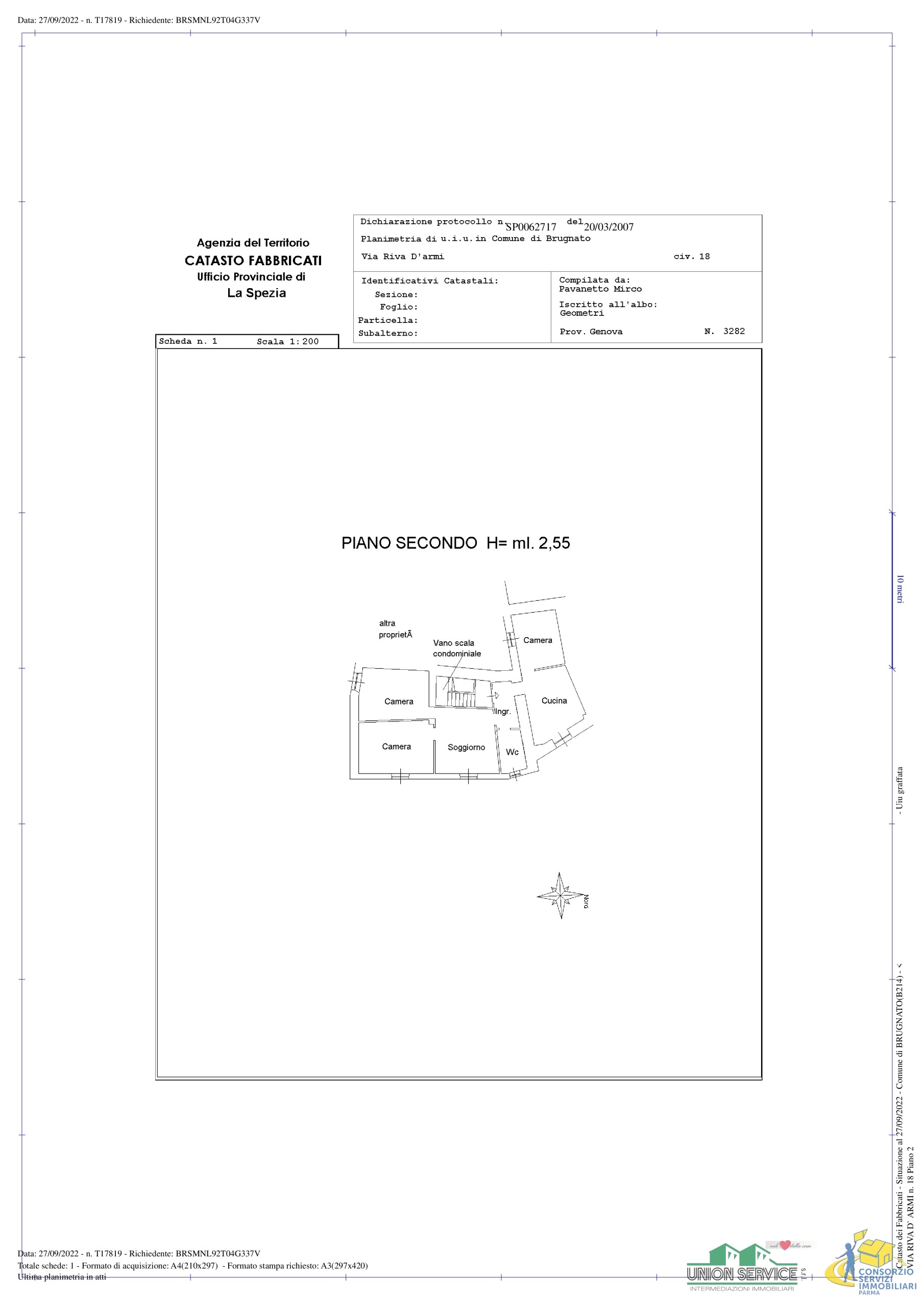 Immagine 22 di Porzione di casa in vendita  in Via Riva D'Armi a Brugnato