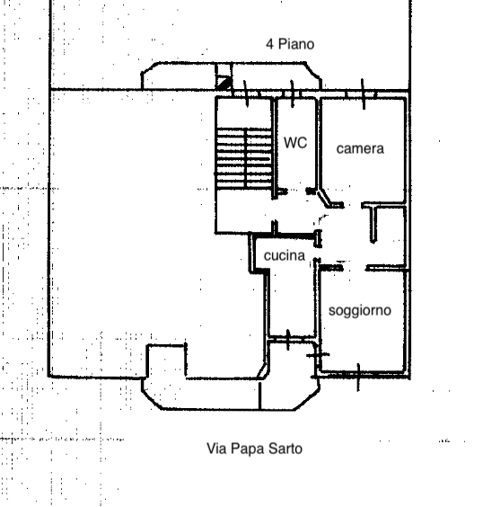 Immagine 14 di Bilocale in vendita  in Via Papa Sarto a Novara
