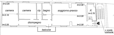 Immagine 13 di Trilocale in vendita  in Via Vittorio Emanuele II n° 29 a Vicolungo