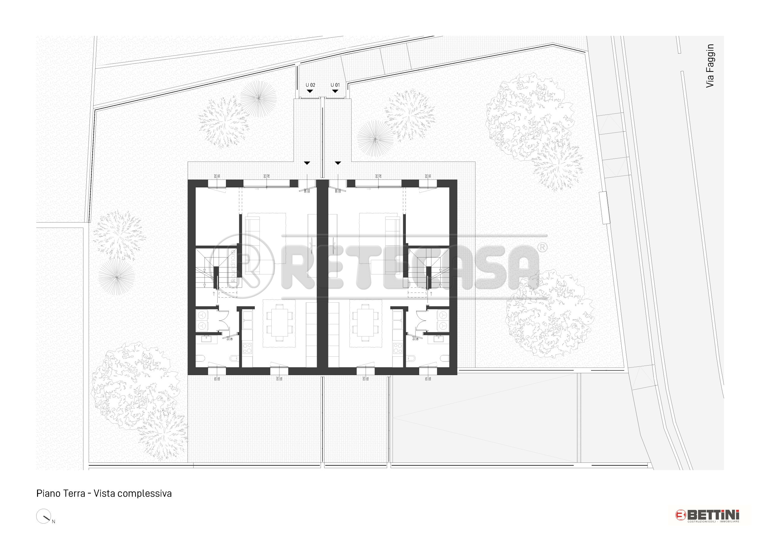 Immagine 9 di Casa bifamiliare in vendita  in via faggin a Vicenza