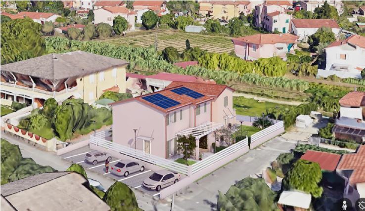 Immagine 1 di Casa semindipendente in vendita  in Via della Pace a Castelnuovo Magra