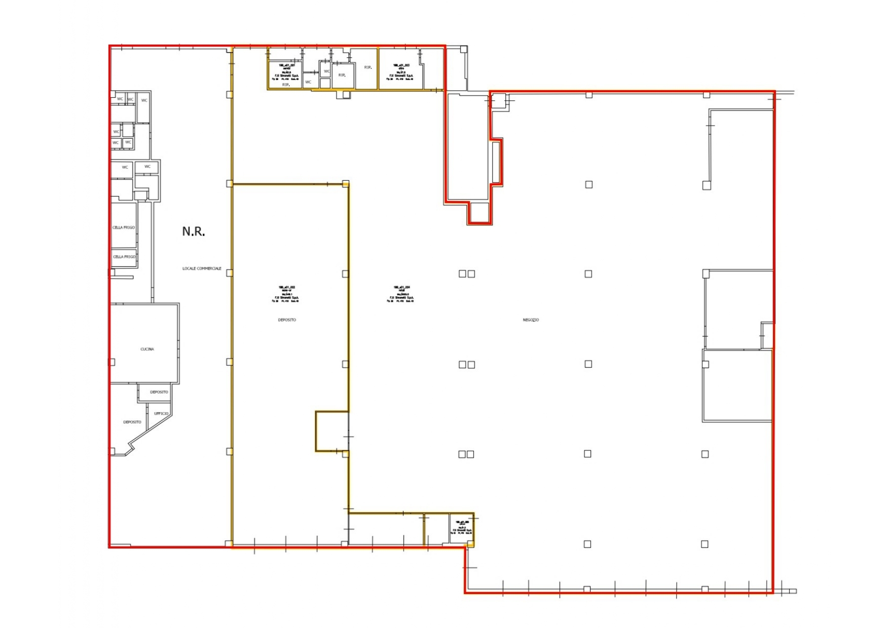 Immagine 47 di Locale commerciale in vendita  in VIA EINAUDI a Civitanova Marche