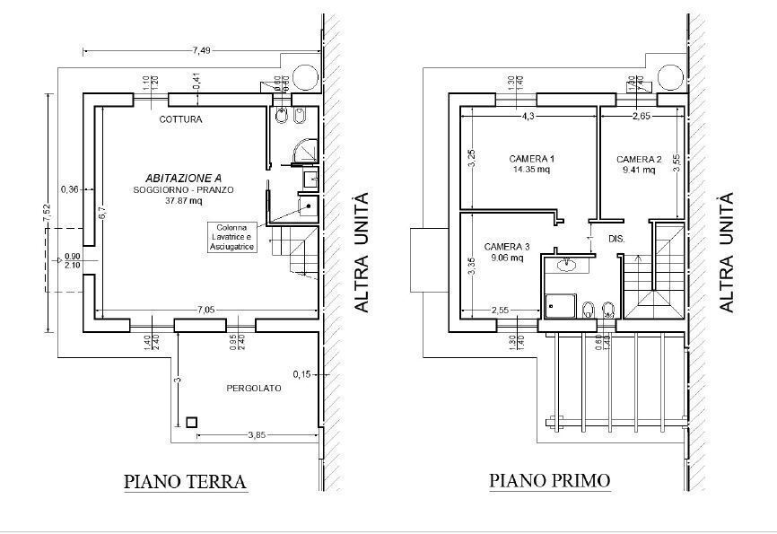 Immagine 9 di Casa semindipendente in vendita  in Via della Pace a Castelnuovo Magra