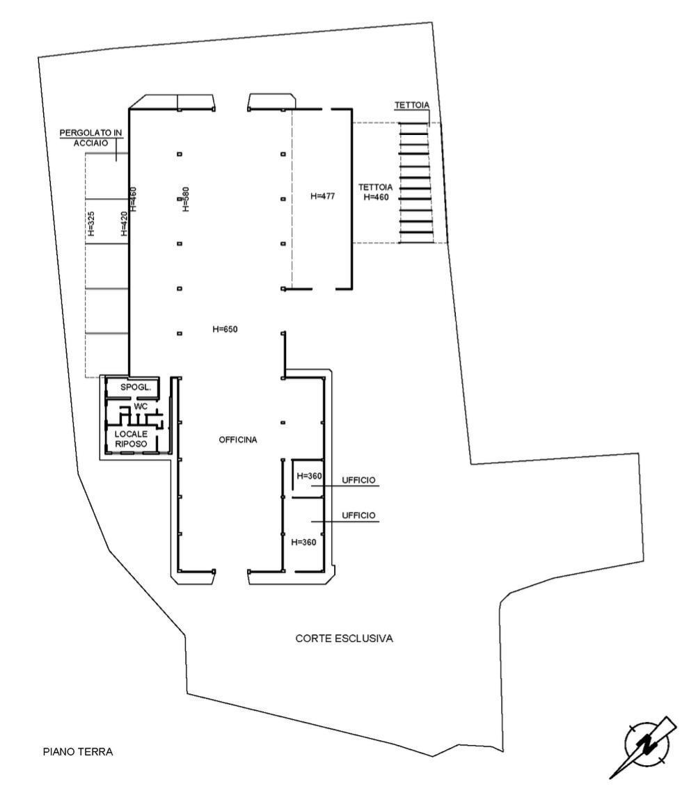 Immagine 20 di Capannone industriale in vendita  in Via del Pozzo 14 a Massa