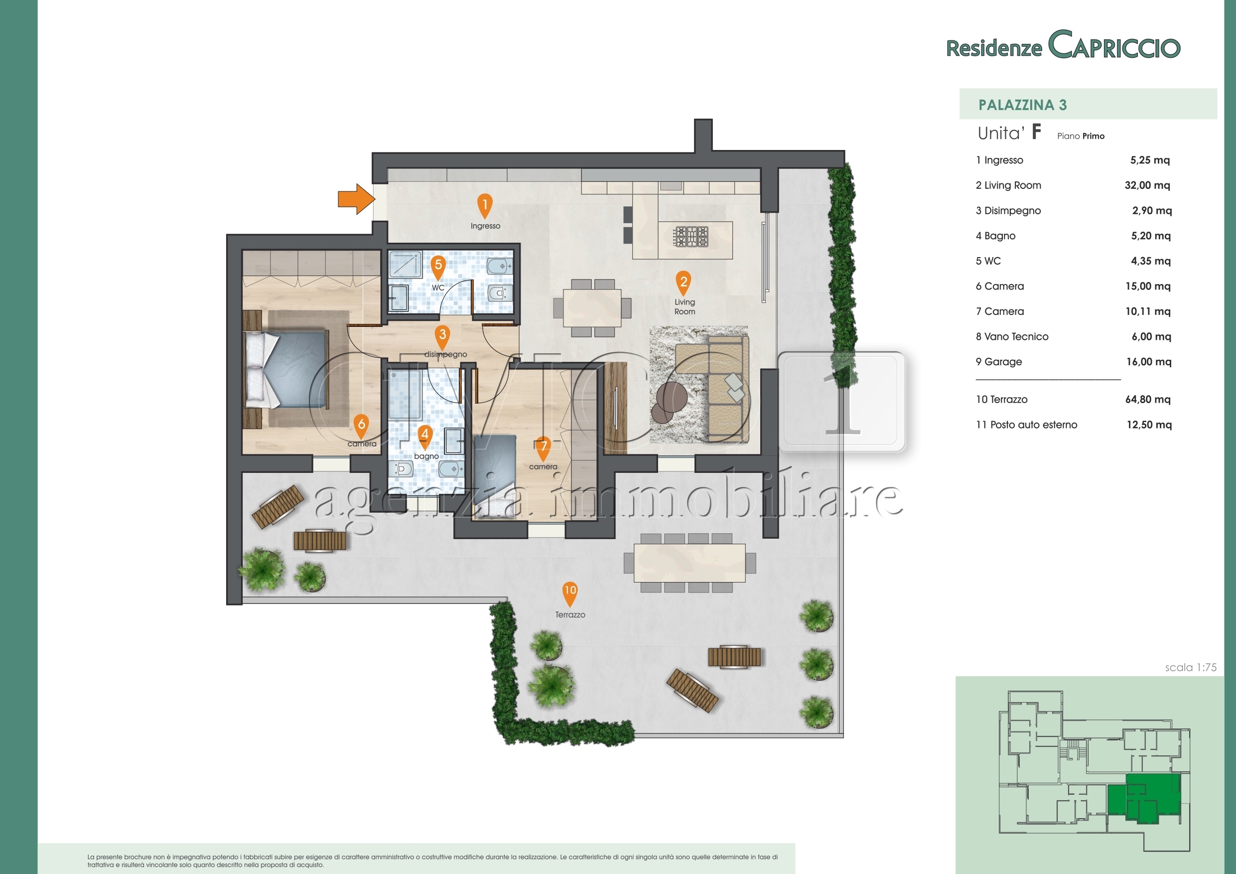 Immagine 20 di Appartamento in vendita  in Via Capriccio a Vigonza