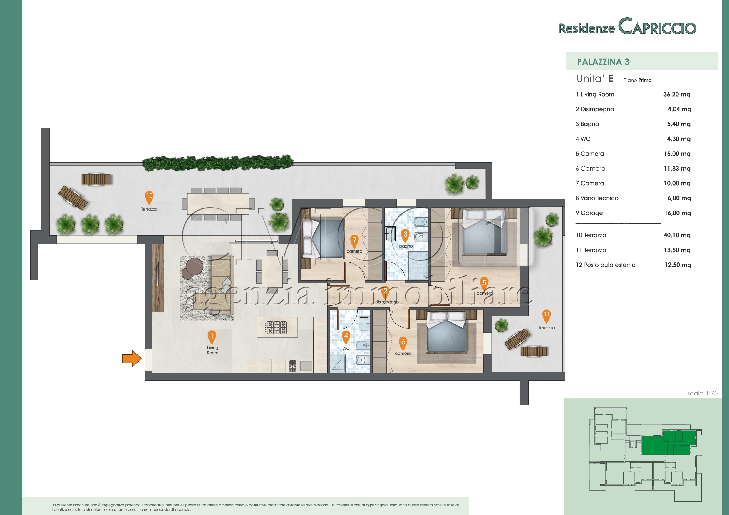 Immagine 19 di Appartamento in vendita  in Via Capriccio a Vigonza