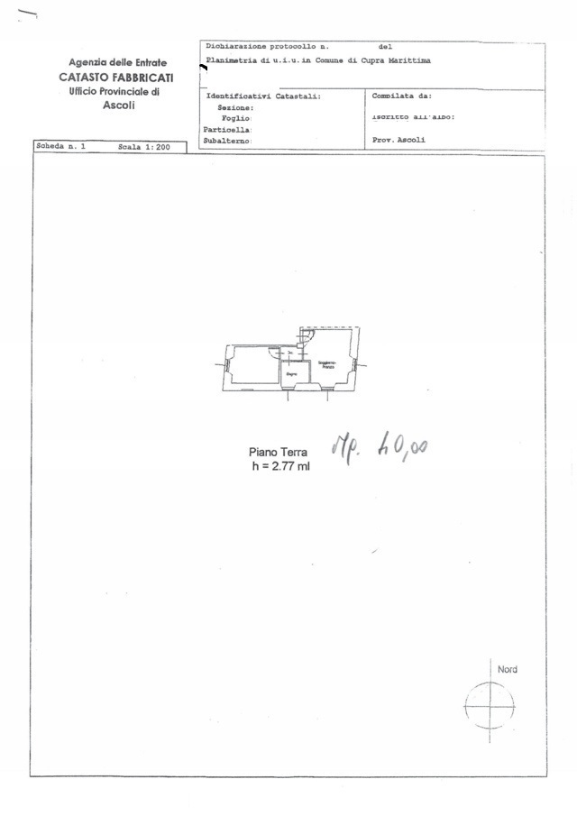Immagine 13 di Bilocale in vendita  a Cupra Marittima