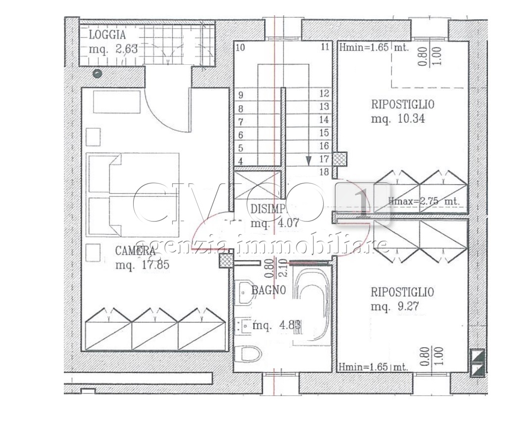 Immagine 3 di Porzione di casa in vendita  in Via San Francesco a Veggiano