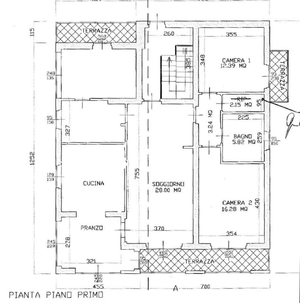 Immagine 3 di Casa semindipendente in vendita  in Via Baccanella 9 a Castelnuovo Magra