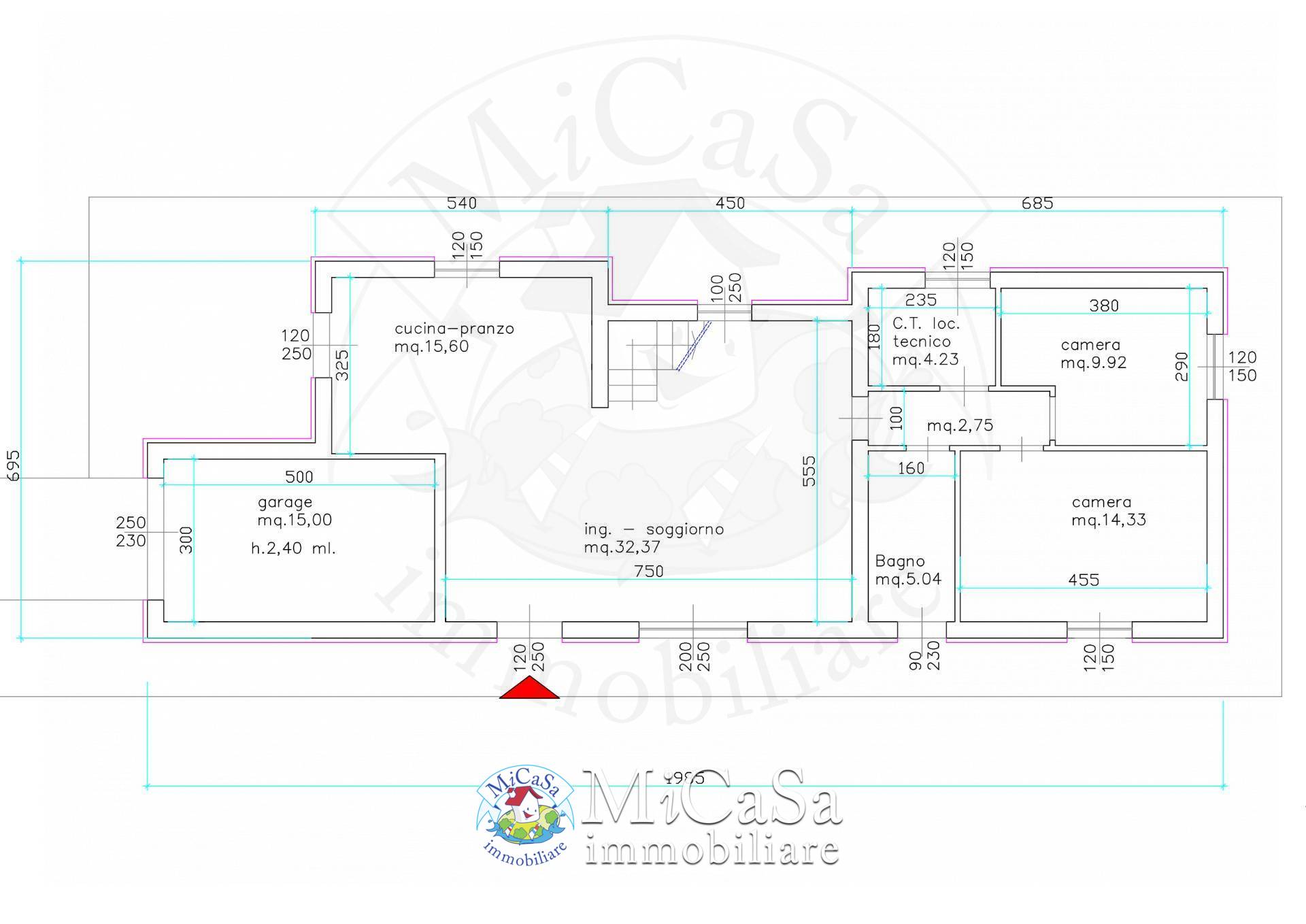 Immagine 2 di Villa in vendita  a San Giuliano Terme