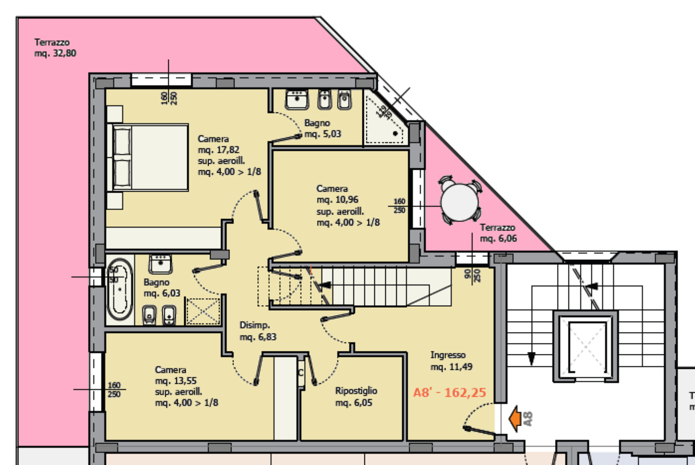 Immagine 23 di Mansarda in vendita  a Empoli