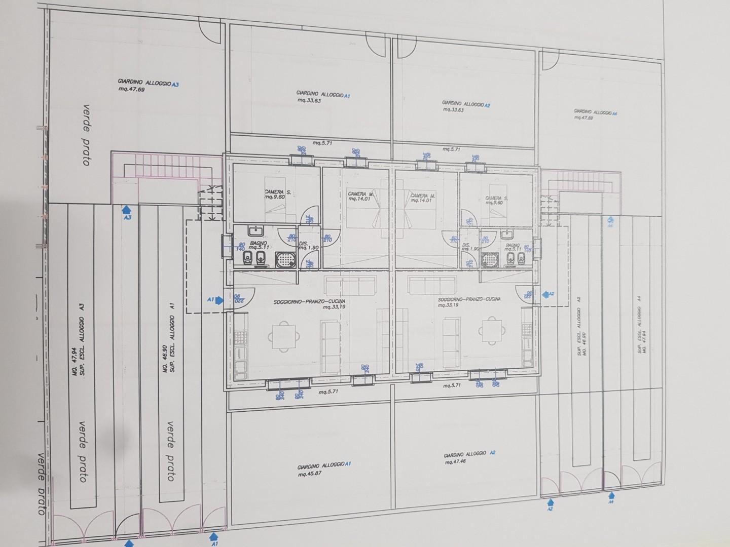 Immagine 5 di Casa bifamiliare in vendita  a Cascina