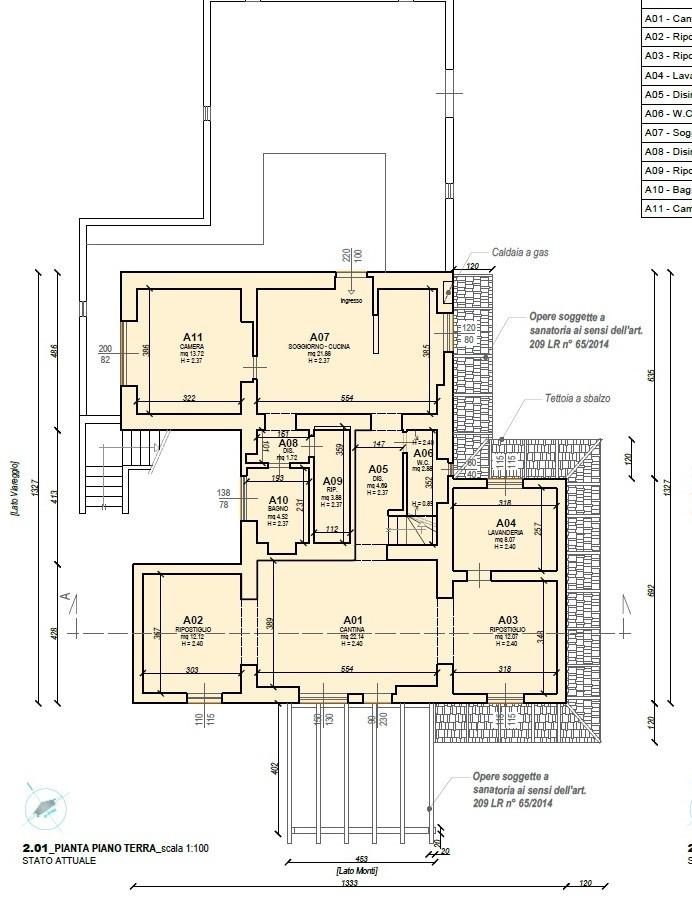 Immagine 16 di Casa bifamiliare in vendita  a Montignoso