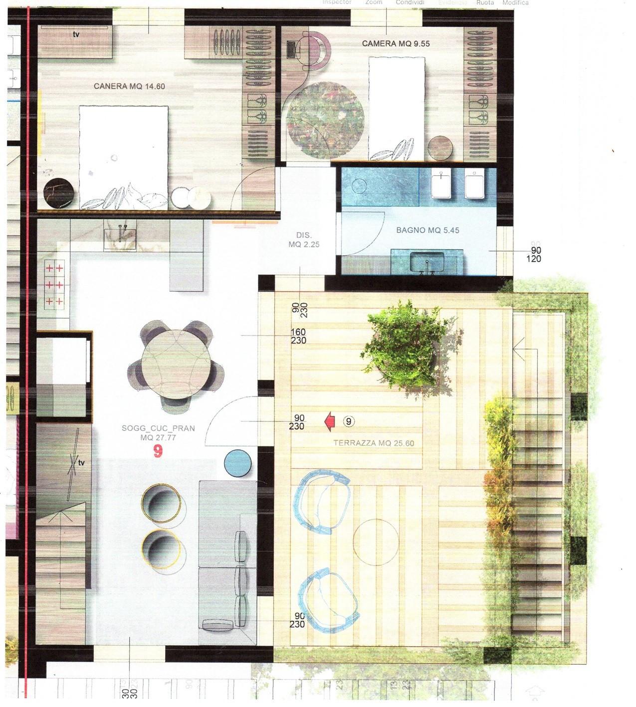 Immagine 2 di Appartamento in vendita  a Pisa