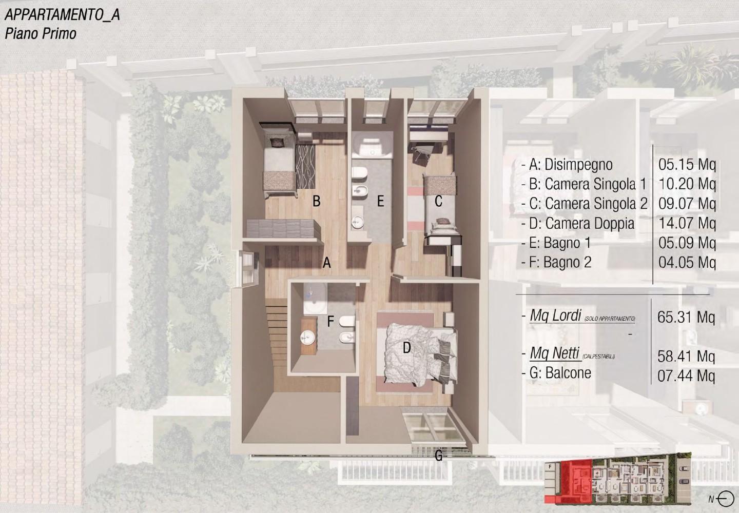 Immagine 13 di Villetta a schiera in vendita  a Empoli