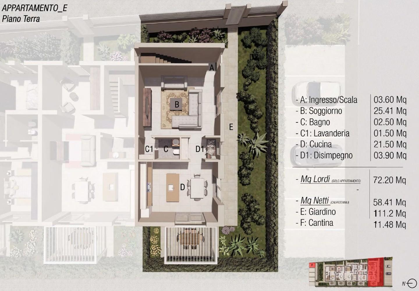 Immagine 8 di Villetta a schiera in vendita  a Empoli