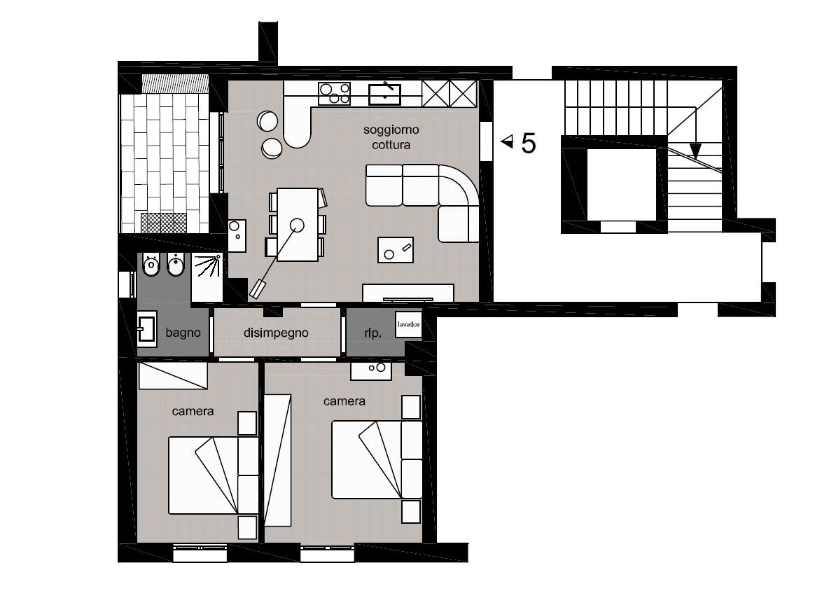 Immagine 7 di Appartamento in vendita  a Poggibonsi