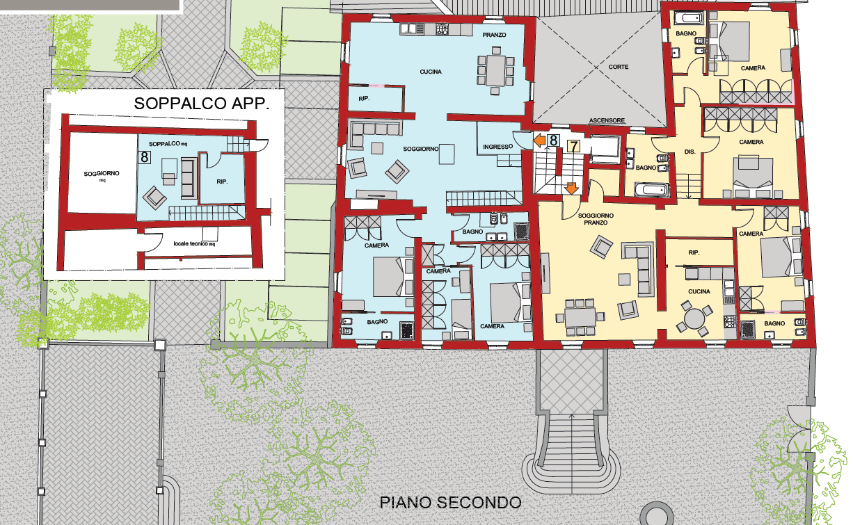 Immagine 8 di Appartamento in vendita  a Sovicille