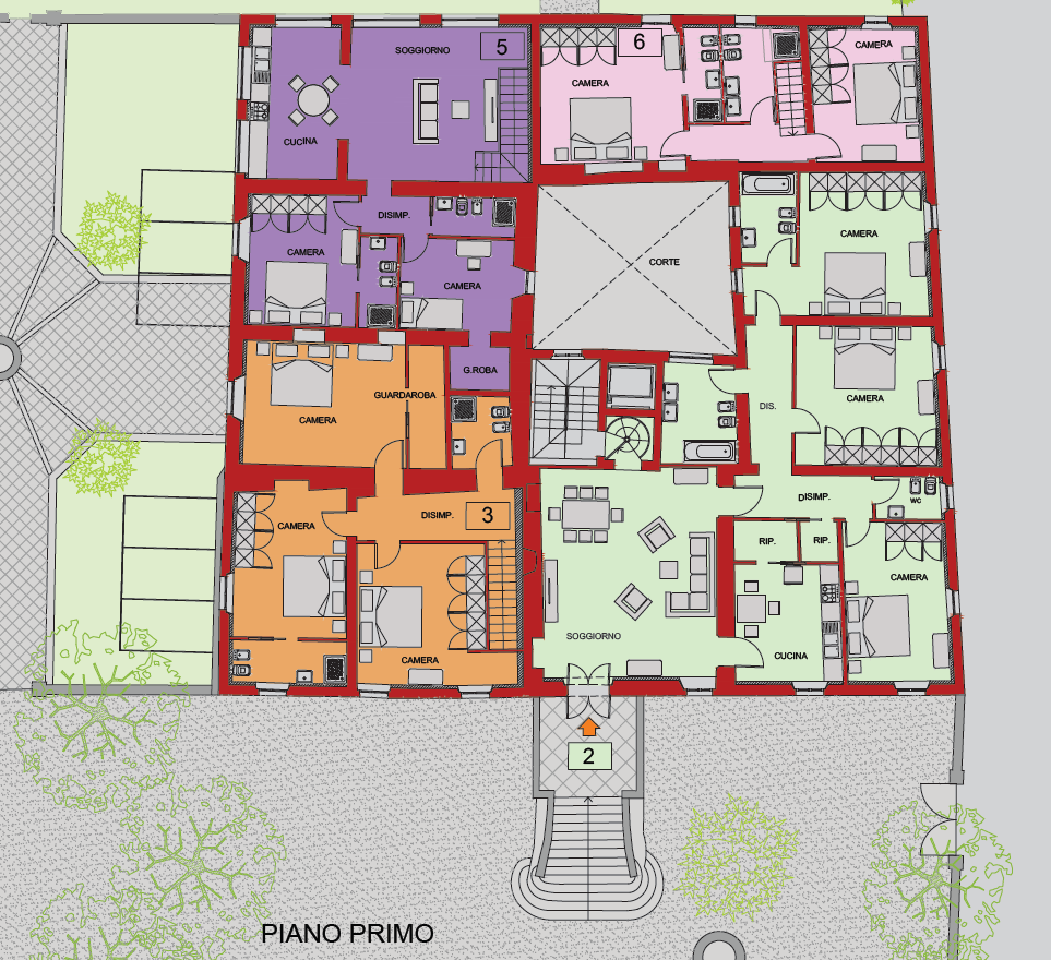Immagine 7 di Appartamento in vendita  a Sovicille