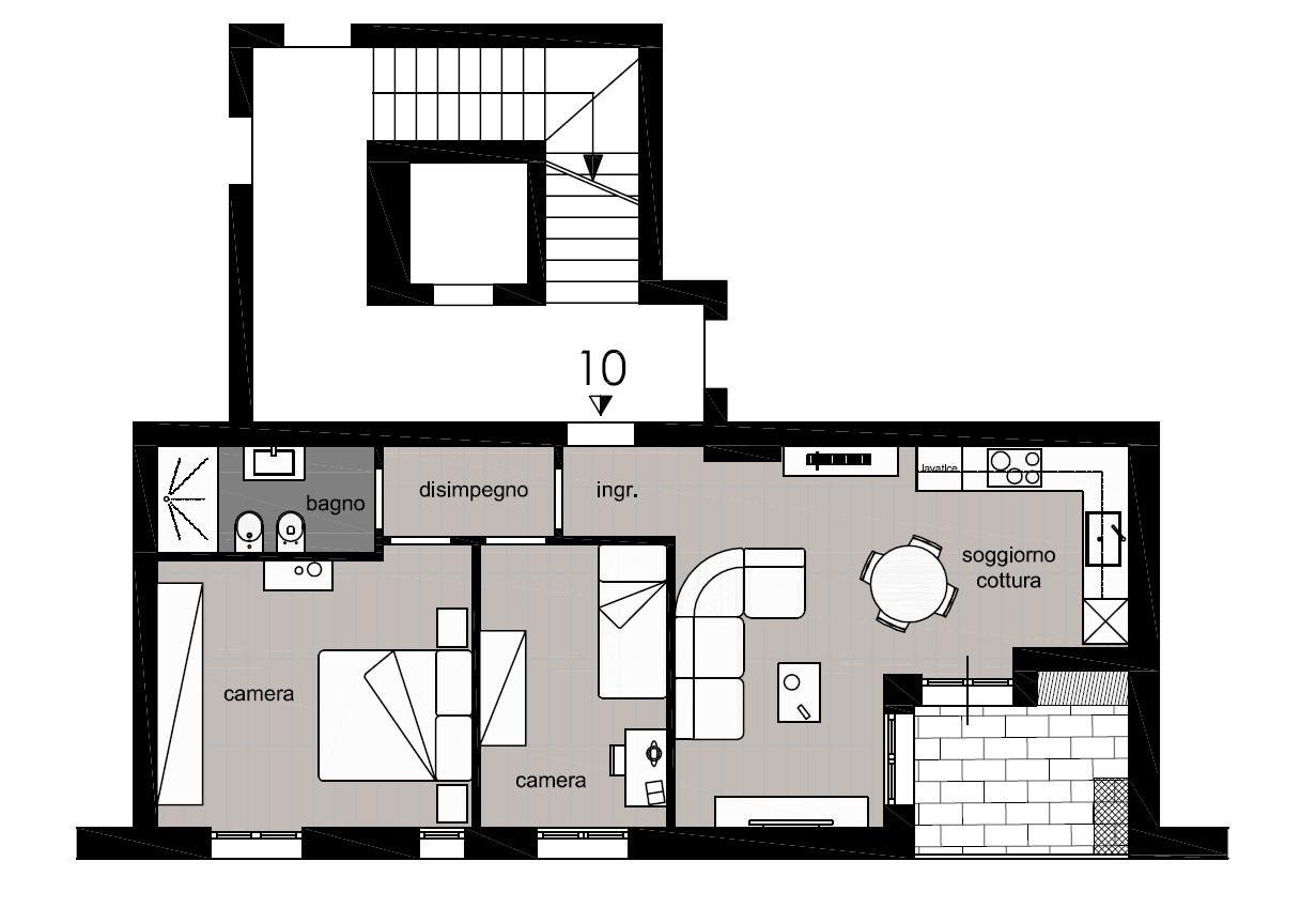 Immagine 7 di Appartamento in vendita  a Poggibonsi