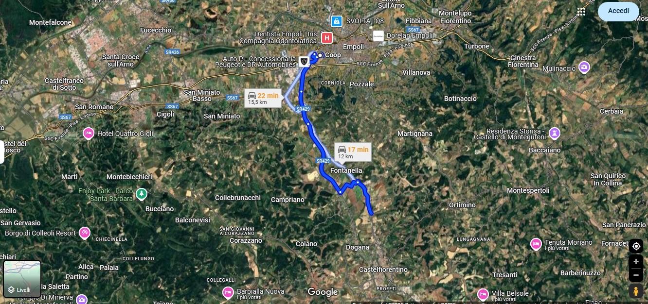 Immagine 8 di Appartamento in vendita  a Castelfiorentino