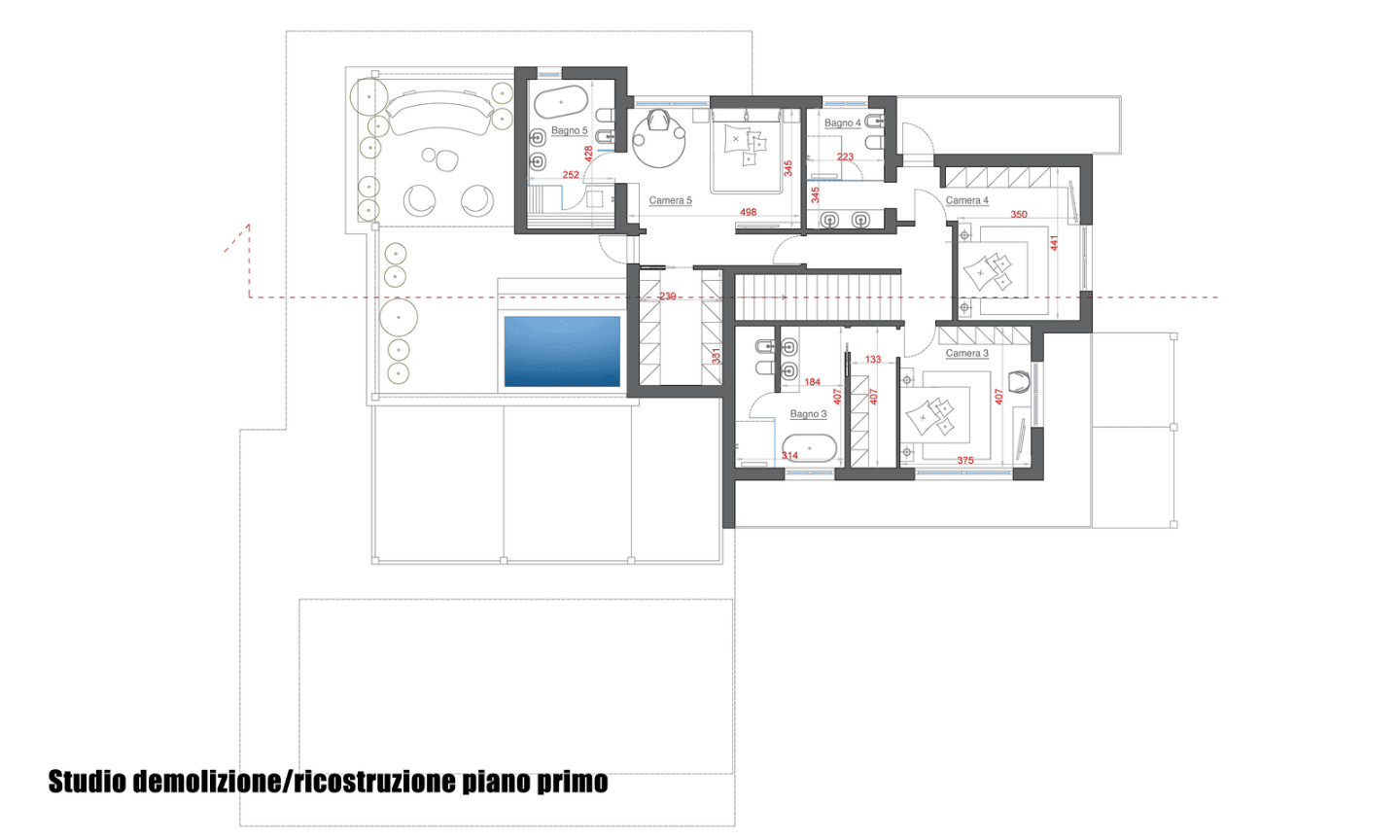 Immagine 6 di Villa in vendita  a Forte Dei Marmi