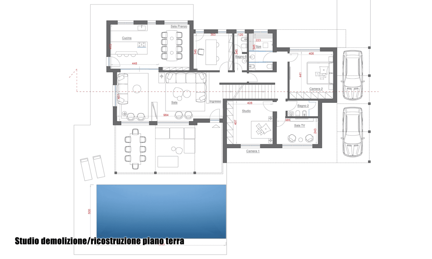 Immagine 5 di Villa in vendita  a Forte Dei Marmi