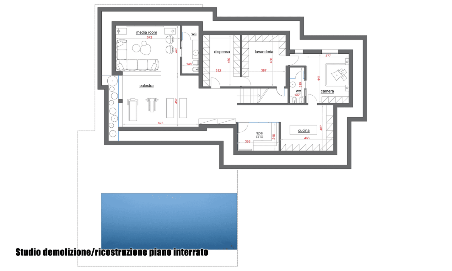 Immagine 4 di Villa in vendita  a Forte Dei Marmi