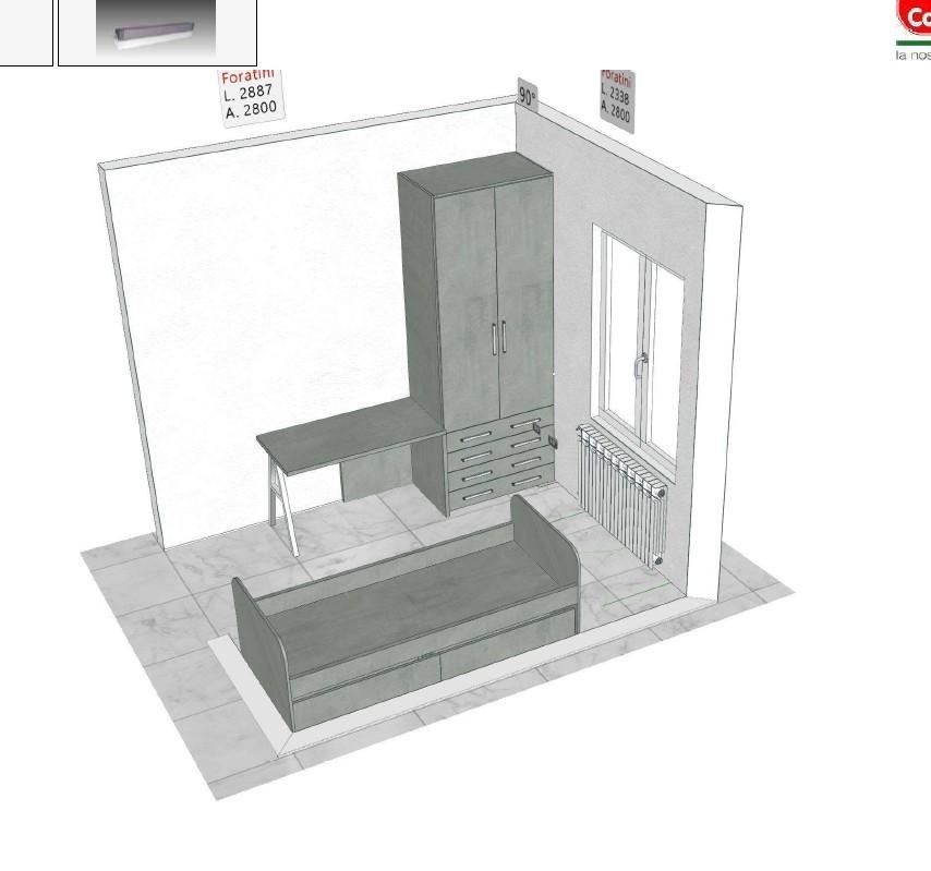 Immagine 10 di Porzione di casa in affitto  a Carrara