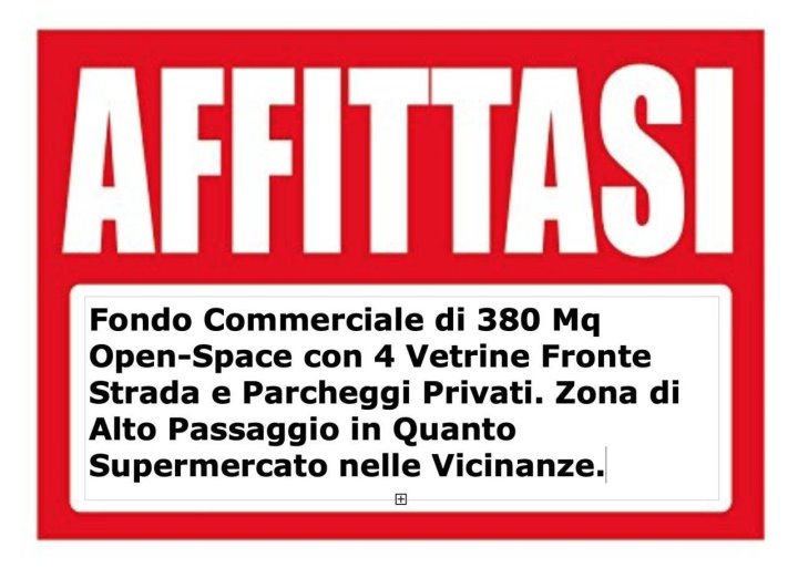 Immagine 1 di Negozio in affitto  a Massa