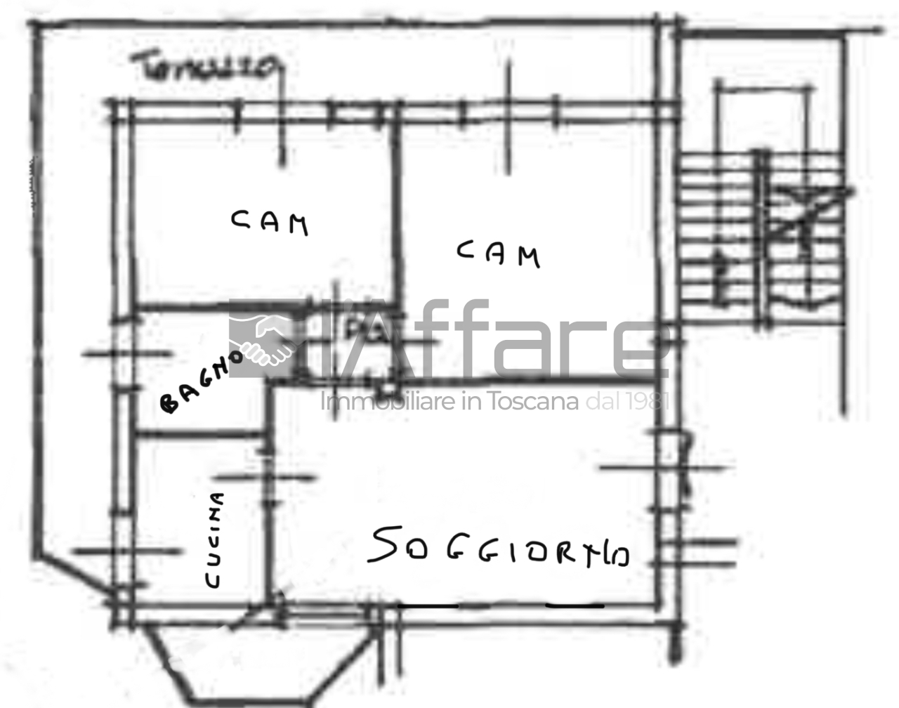Immagine 22 di Appartamento in vendita  a Montecatini Terme