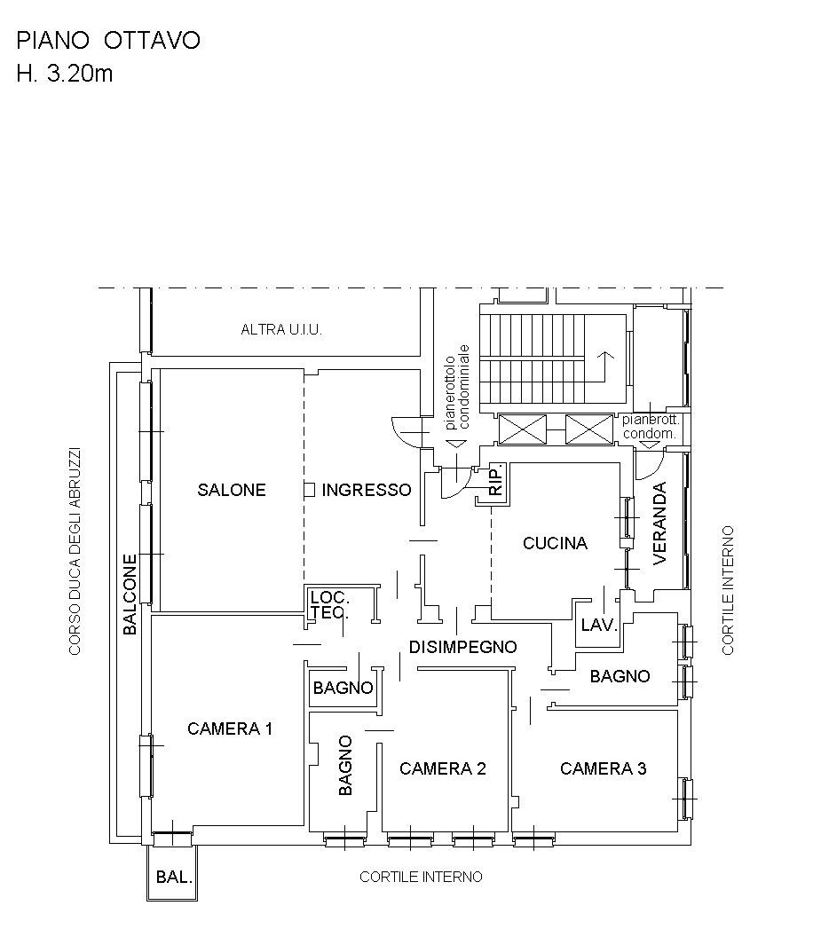 Immagine 10 di Appartamento in affitto  in Corso Stati Uniti a Torino