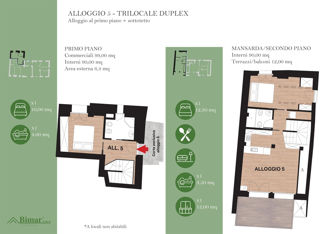 Immagine 10 di Appartamento in vendita  in bousson a Cesana Torinese