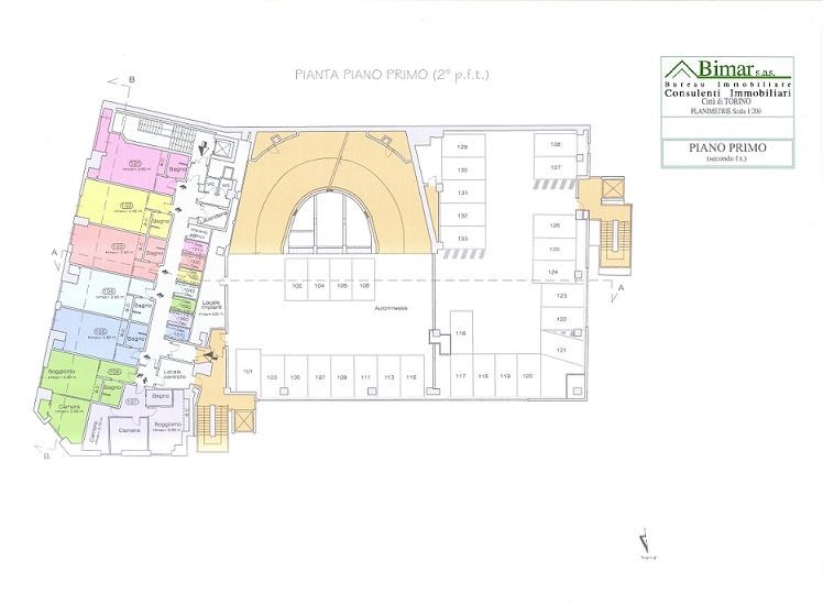 Immagine 10 di Appartamento in vendita  in via Madama Cristina a Torino