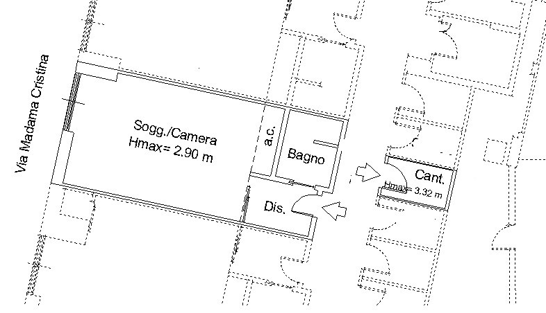 Immagine 11 di Appartamento in vendita  in via Madama Cristina a Torino