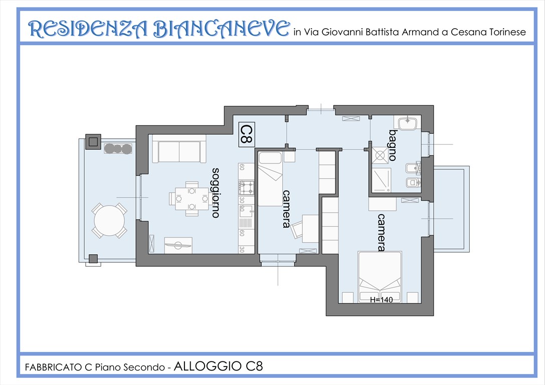 Immagine 4 di Appartamento in vendita  in Via Roma a Cesana Torinese