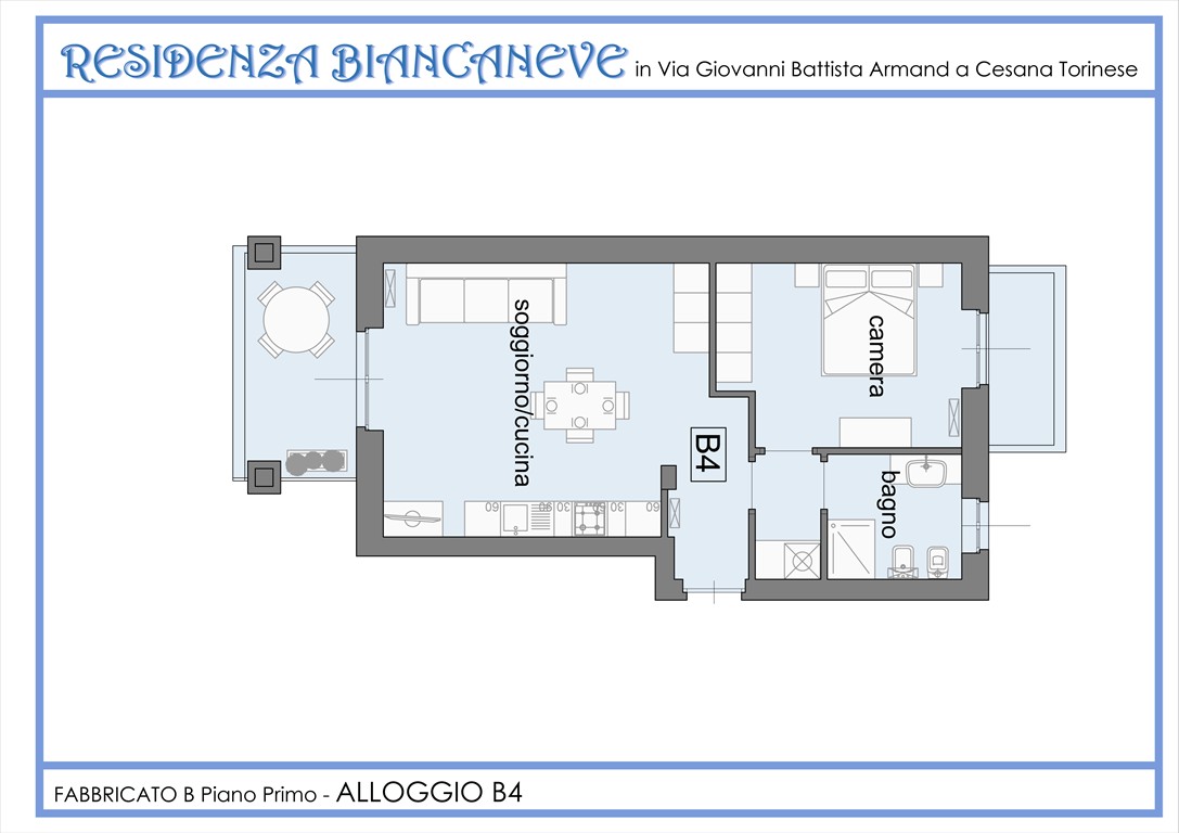 Immagine 2 di Appartamento in vendita  in Via Roma a Cesana Torinese