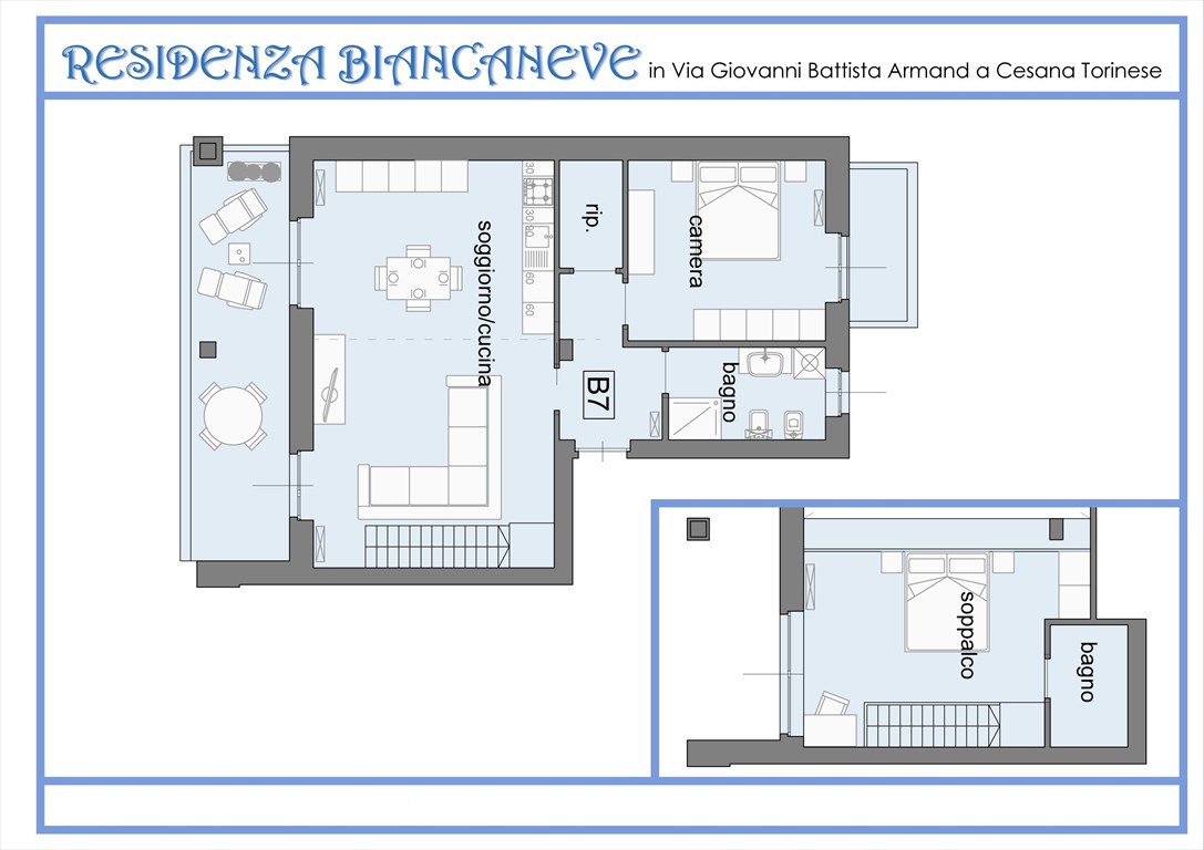Immagine 11 di Appartamento in vendita  in Via Roma a Cesana Torinese