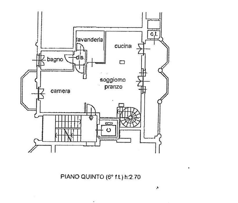Immagine 10 di Appartamento in vendita  a Torino