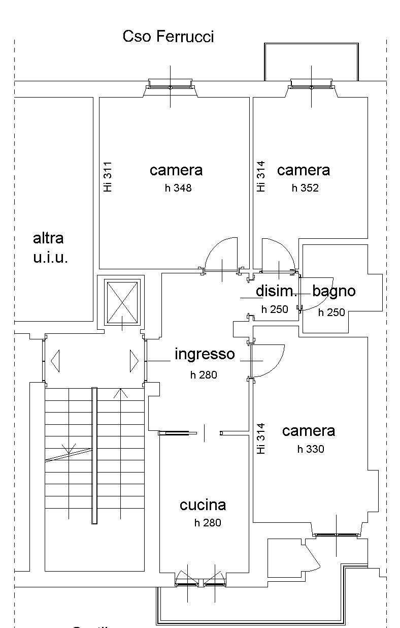 Immagine 10 di Appartamento in affitto  in CORSO FERRUCCI 21 a Torino