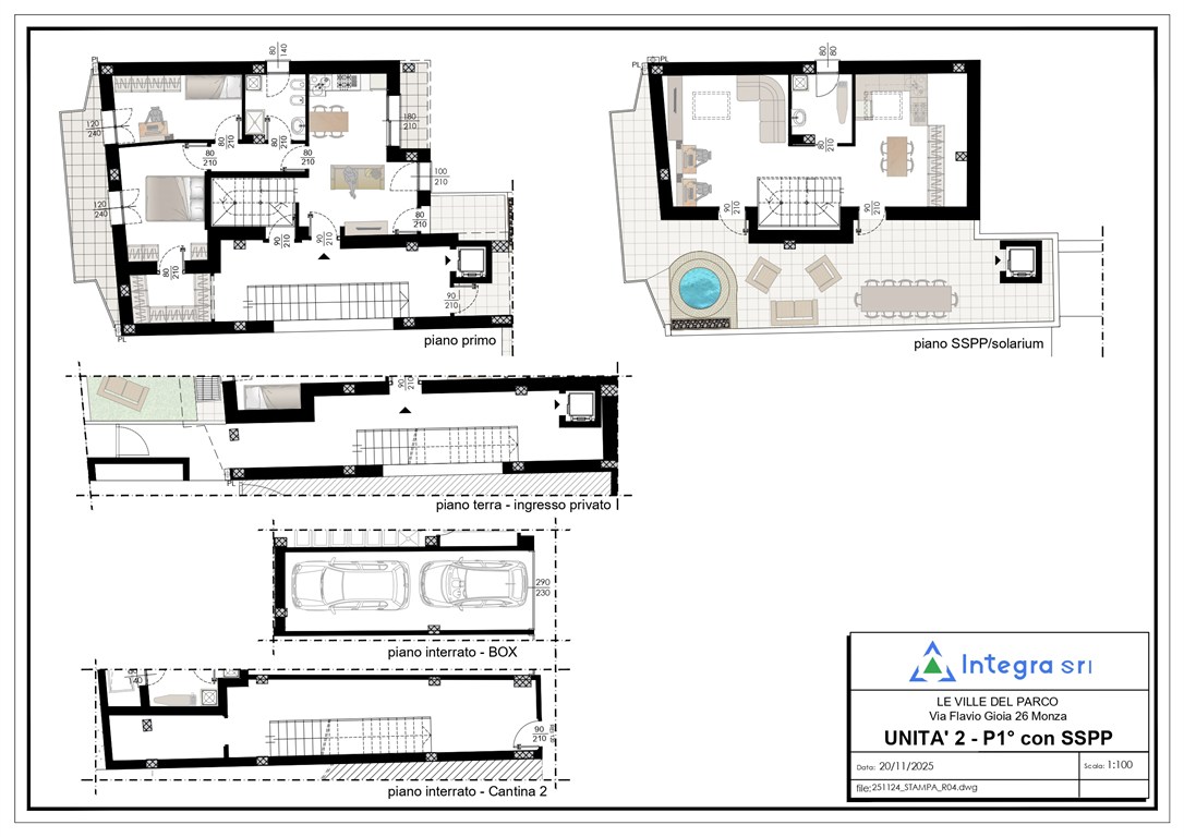 Immagine 12 di Attico in vendita  in via gioia 26 a Monza