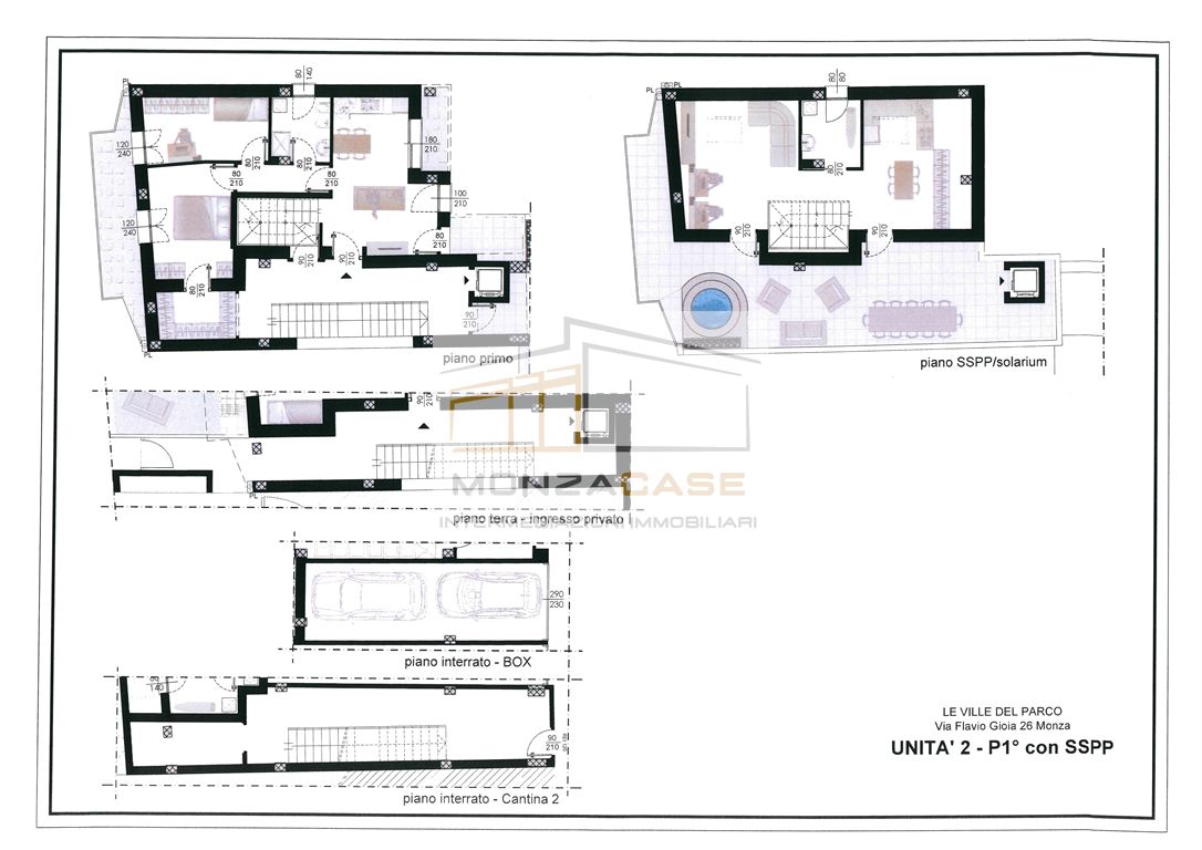 Immagine 10 di Attico in vendita  in via gioia 26 a Monza