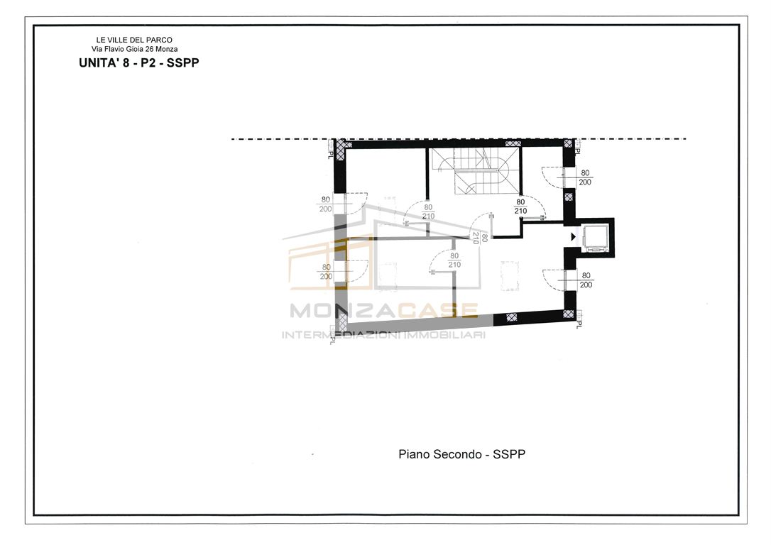 Immagine 13 di Appartamento in vendita  in via gioia 26 a Monza