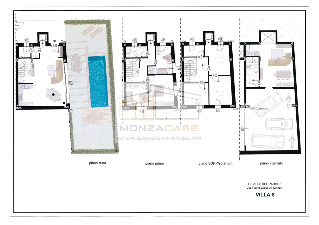 Immagine 10 di Appartamento in vendita  in via gioia 26 a Monza