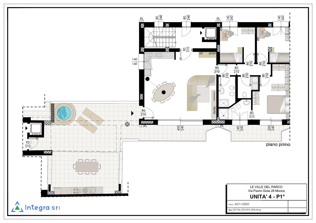 Immagine 11 di Appartamento in vendita  in via gioia 26 a Monza