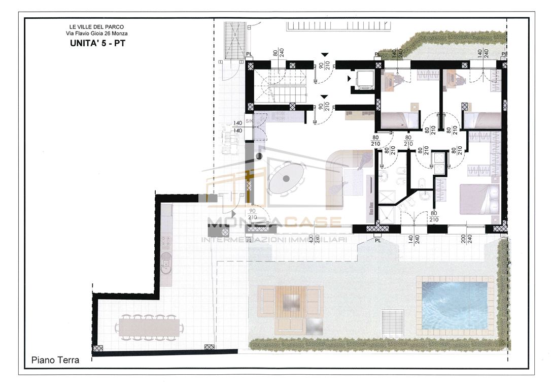 Immagine 12 di Appartamento in vendita  in via gioia 26 a Monza